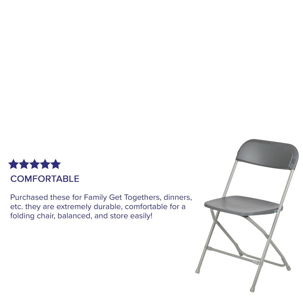 Lightweight plastic on sale folding chairs